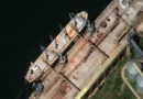 Imagens de satélite mostram navios russos carregando grãos ucranianos na Crimeia