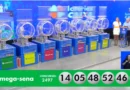 Mega-Sena 2497 sorteia prêmio de R$ 43,5 milhões; veja números sorteados