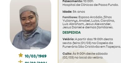 Obituário: Yajaira Deyanira Gutierrez
