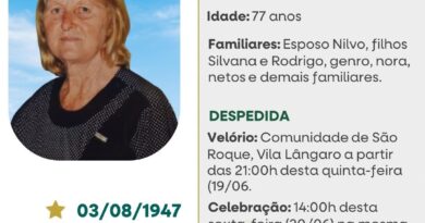 Obituário: Rosa Maria Benetti Conte