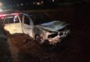 🚨 Volkswagen Gol é encontrado completamente queimado às margens da BR-285, em Passo Fundo