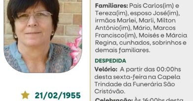 Obituário: Maria Ignez Marcon Bressan