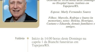 Obituário Mario Luiz Soares