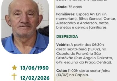 Obituário: Lourivaldino das Dores