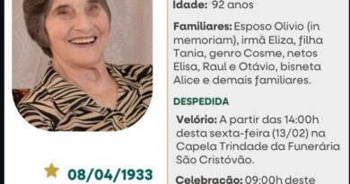 Obituário: Alice Cadore Aita