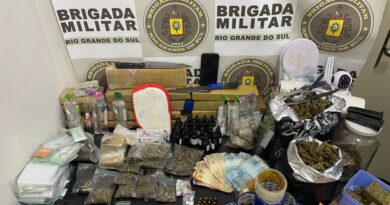Ação contínua da operação resulta em grande apreensão de drogas no bairro São José em Passo Fundo