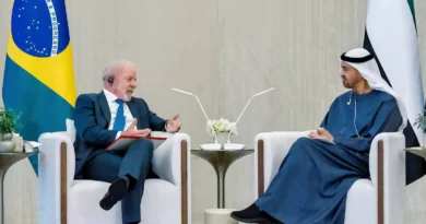 Lula e presidente dos Emirados Árabes e negociam avanço de acordo Mercosul-EAU