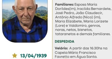 Obituário: Manoel Bernardino de Souza