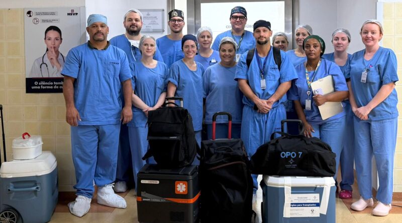 Doação de órgãos: 20 pessoas beneficiadas em 2026 com apoio da OPO4 do HSVP Passo Fundo