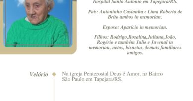 Obituário: Fiorinda Castanha