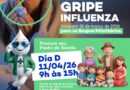 Campanha de vacinação contra a gripe já começou e Tapejara terá Dia D em abril