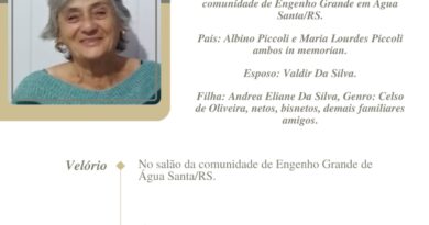 Obituário: Maria Luiz da Silva – “Dona Maria”