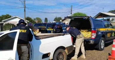 Polícia apreende carga de cigarros e motorista é preso após fuga em Vacaria, na Serra Gaúcha