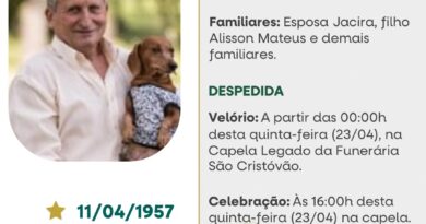 Obituário: Arildo Sitta