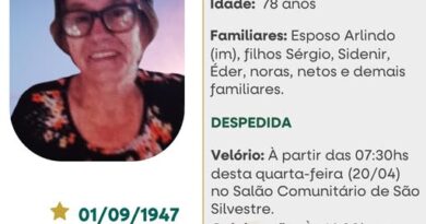 Obituário: Delmira Juris Panisson