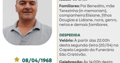 Obituário: Ivanor Roncaglio