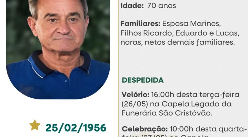 Obituário: Amauri Carlos Pelizzaro