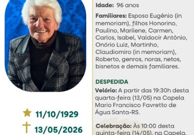 Obituário: Leontina Danelli Rodigheri