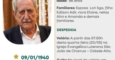 Obituário: Arno Ari Engel