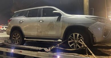 Integrante da quadrilha das Hilux troca tiro com a polícia e acaba preso após perseguição em Passo Fundo .