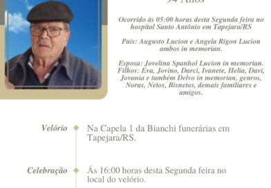 Obituário: Mario Lucion