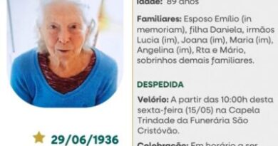 Obituário: Pierina Paulina Morello Marin