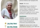 Obituário: Valdivia Silva da Rosa