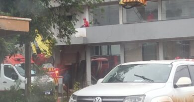 Trabalhador é socorrido após queda de altura em empresa de Tapejara