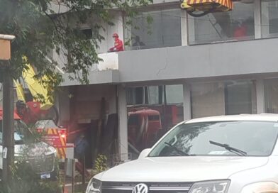 Trabalhador é socorrido após queda de altura em empresa de Tapejara