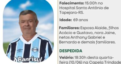 Obituário: Getulio Secco