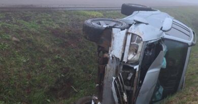 Um acidente de trânsito foi registrado durante a madrugada desta terça-feira (16) na ERS-463, rodovia que liga os municípios de Tapejara e Coxilha