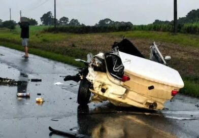 🚨 Quatro pessoas morrem e uma fica gravemente ferida em colisão entre carro e carreta na BR-470, em Campos Novos
