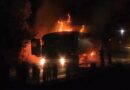 Incêndio atinge carreta na ERS-126, próximo ao trevo de Ibiaçá