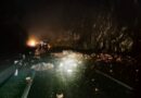 Queda de barreira bloqueou a BR-470 e provocou filas nos dois sentidos em Barracão